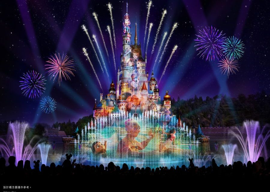 迪士尼乐园的夜间城堡汇演再度回归 超想出国观赏阿！
