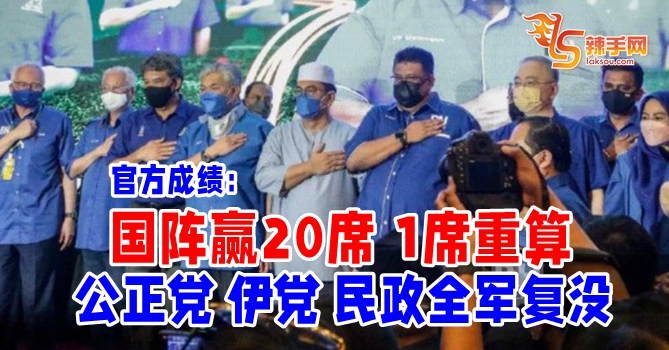 国阵再次执政!