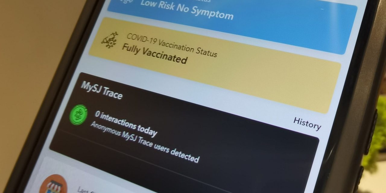 MySJ Trace 里面显示的数字 不代表周围有确诊者