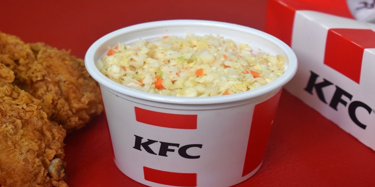 肯德基包菜沙拉缺货 以黄瓜玉米粒取代