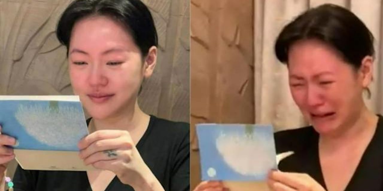 母亲节暖收女儿卡片 小S感动大哭