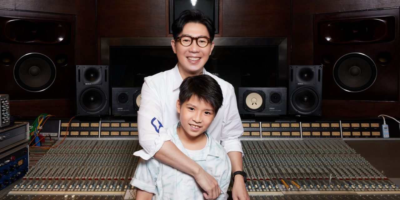 品冠父子档做公益 首次与9岁儿子合唱单曲