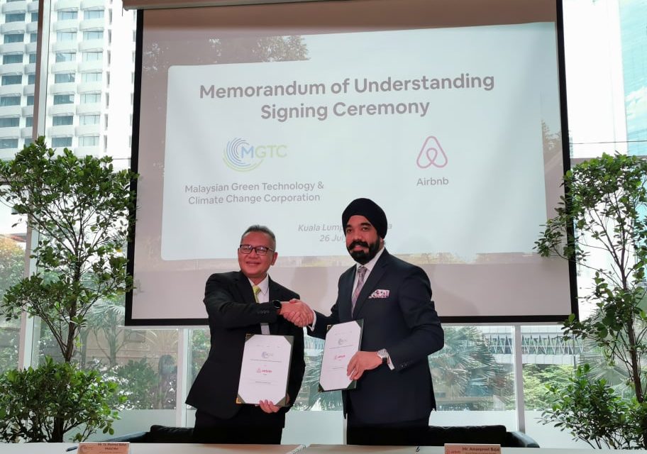 Airbnb与MGTC合作推动马来西亚绿色发展