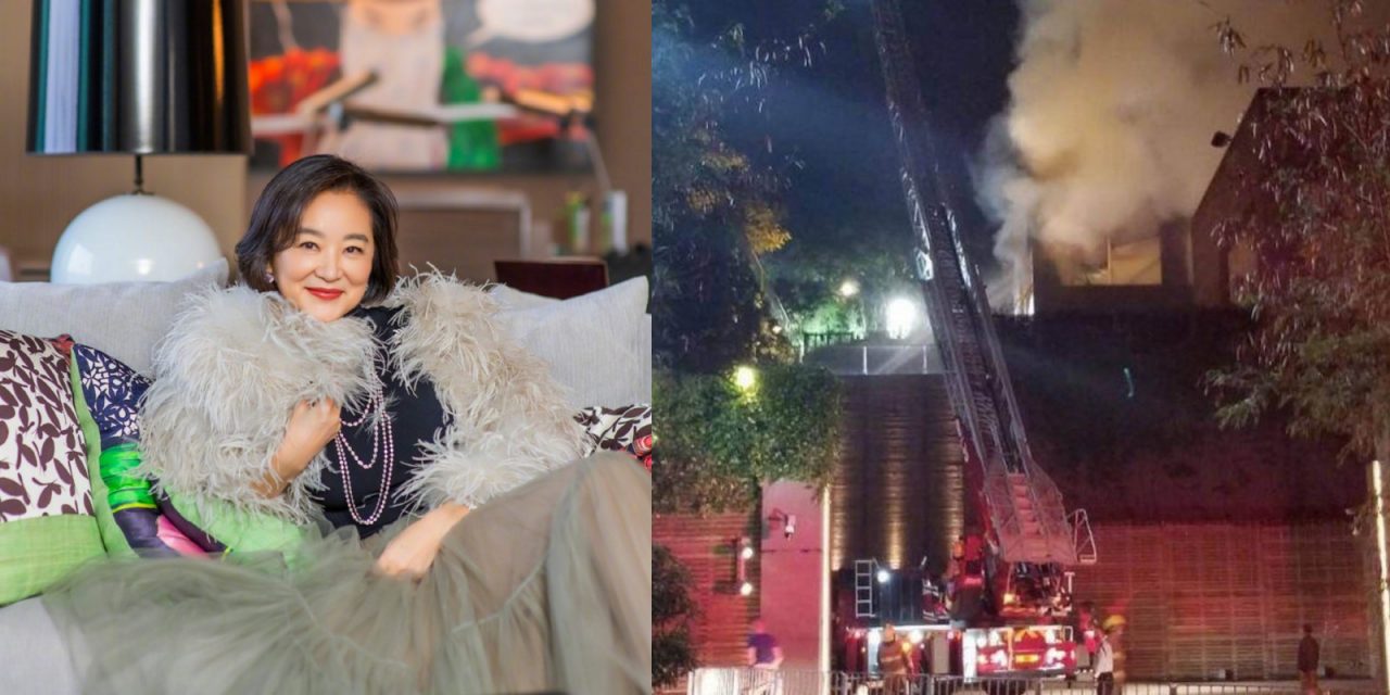 6.2亿豪宅火灾林青霞6字回应 有18名佣人引热议