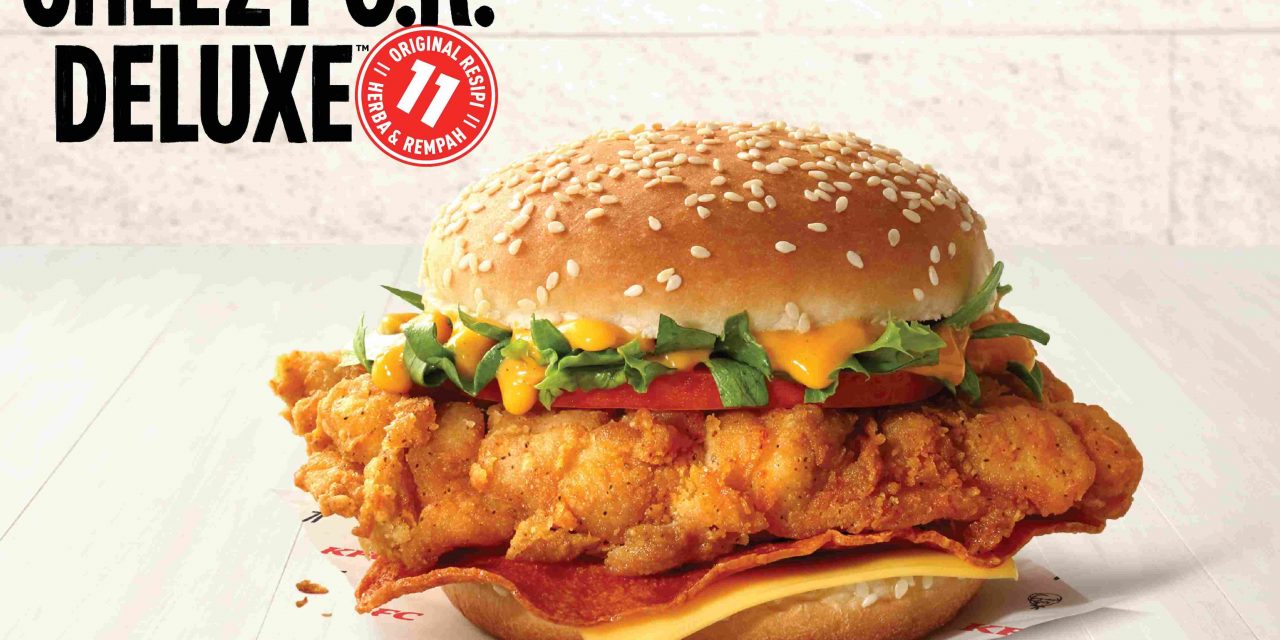 肯德基全新Cheezy O.R Duo加入汉堡菜单