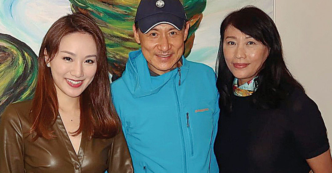 小女儿开画展 张学友低调撑场