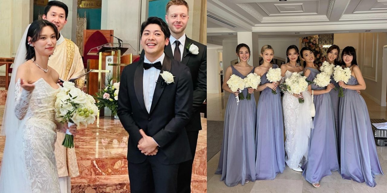 王丹妮澳洲补办婚礼 廖子妤高海宁当伴娘