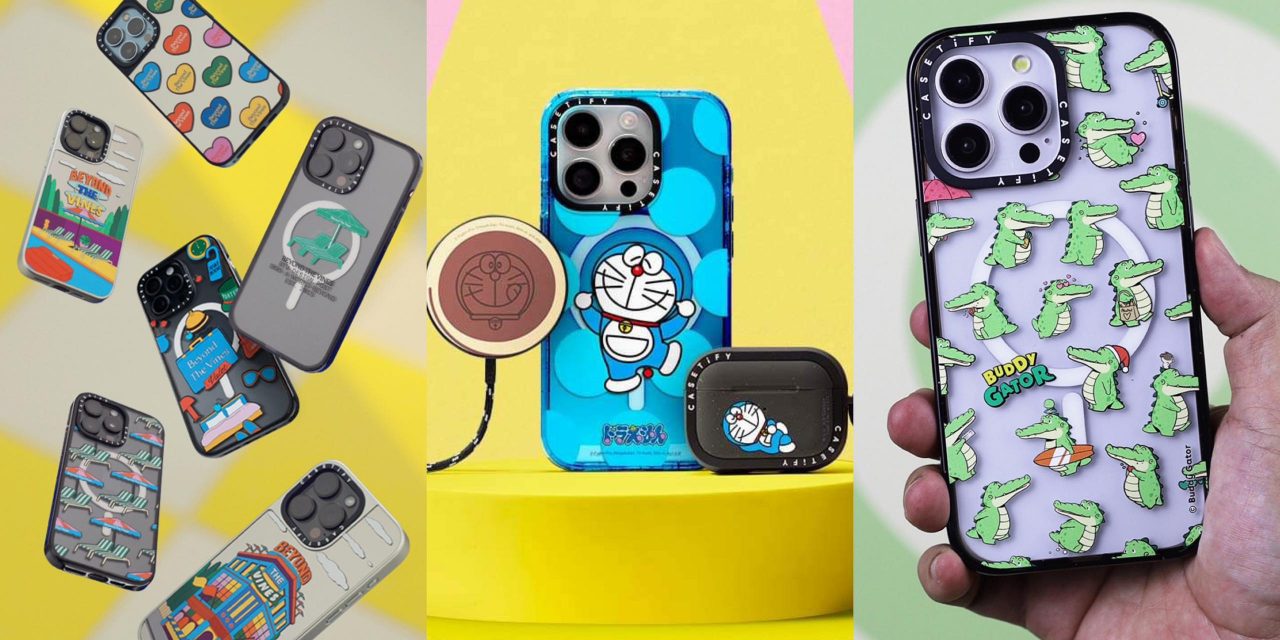 三月份新品推荐！CASETiFY与Doraemon、Buddy Gator、Beyond The Vines联手合作