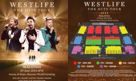 Westlife 6月9日大马开唱 最贵VIP票价1188令吉