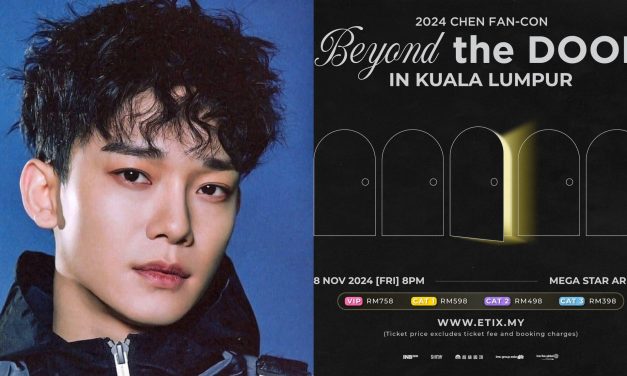 EXO成员CHEN11月8日吉隆坡开唱 最便宜票价RM398起！