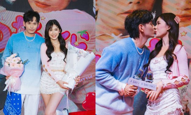 Fuying&Lovell相恋五年 “结婚是目标” 甜发新歌记者会玩亲亲！
