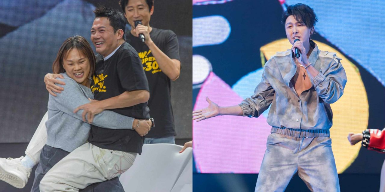 谢天华遭女观众抱在身上转 王浩信大派胸肌福利