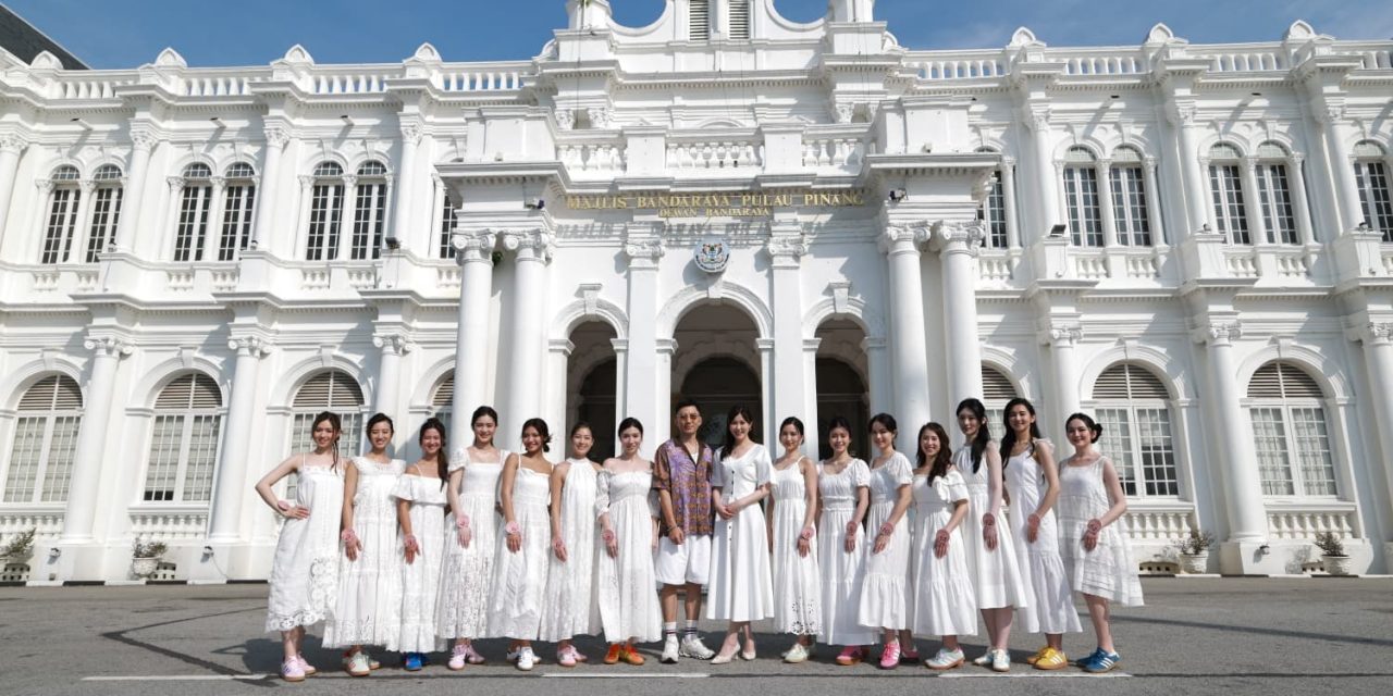 袁伟豪、刘佩玥带领《2025香港小姐竞选》14位佳丽槟城拍摄