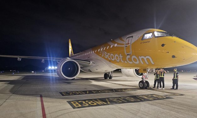 酷航正式飞抵马来西亚哥打峇鲁