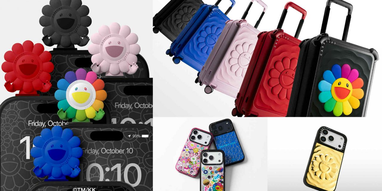 微笑小花太可爱了！村上隆 x CASETiFY：Flowers Bloom 花开系列第三章来了！