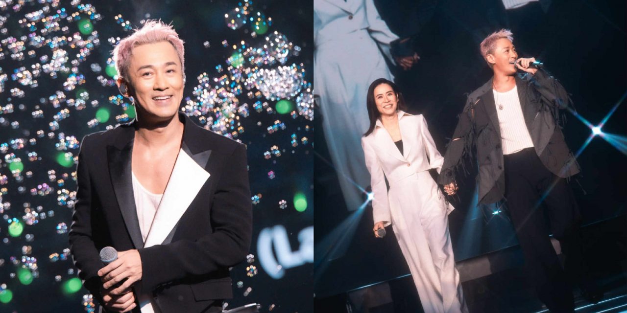 福利送大马！和宣萱首次同台合唱 林峯绕全场、站二楼跟粉丝互动