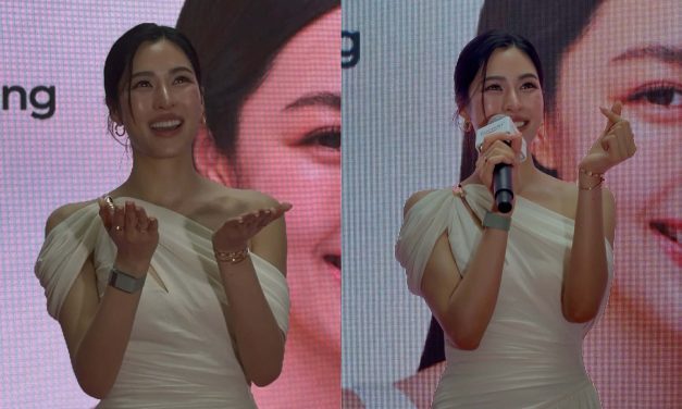 人气爆棚 粉丝逼爆广场！泰国顶流艺人邝玲玲甜告白、送飞吻回馈