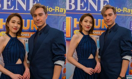 姚子羚和朱敏瀚来马出席品牌活动