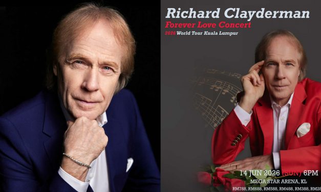 浪漫钢琴传奇 Richard Clayderman“Forever Love Concert 2026 World Tour” 6⽉14⽇吉隆坡开唱