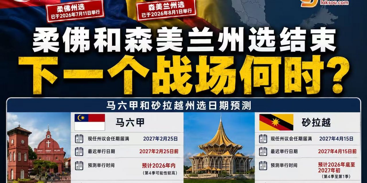 柔佛、森美兰州选落幕–下一个战场，为什么是马六甲与砂拉越？