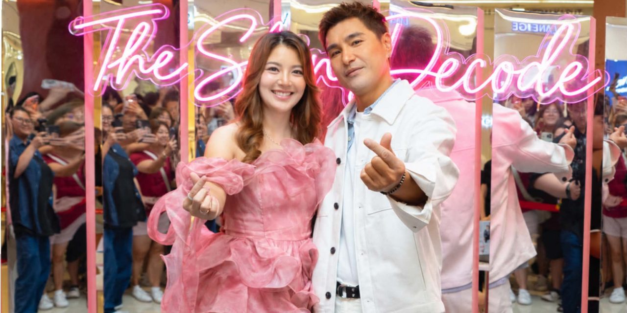 陈展鹏单文柔吉隆坡甜蜜合体现身 亲民互动掀现场热潮